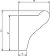 Cornice decorativa per pareti in duropolimero 2000x26x19mm Fai da te/Prodotti per la costruzione/Materiali da costruzione/Pavimenti/Materiali per pavimenti/Battiscopa Led Mall Home - Napoli, Commerciovirtuoso.it