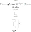 Cornice decorativa per pareti in duropolimero 2000x40x10mm Fai da te/Prodotti per la costruzione/Materiali da costruzione/Pavimenti/Materiali per pavimenti/Battiscopa Led Mall Home - Napoli, Commerciovirtuoso.it