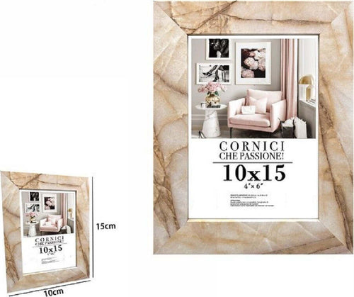 Cornice Foto Portafoto Quadri Tele Poster 10 X 15 Cm Modello Effetto Marmo 71658 Casa, arredamento e bricolage > Accessori Casa > Cornici e Portafoto Trade Shop italia - Napoli, Commerciovirtuoso.it