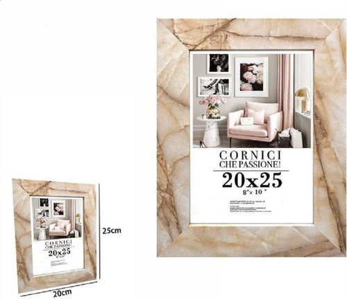 Cornice Foto Portafoto Quadri Tele Poster 20 X 25 Cm Modello Effetto Marmo 71662 Casa, arredamento e bricolage > Accessori Casa > Cornici e Portafoto Trade Shop italia - Napoli, Commerciovirtuoso.it
