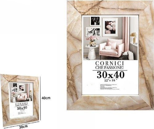 Cornice Foto Portafoto Quadri Tele Poster 30 X 40 Cm Modello Effetto Marmo 71666 Casa, arredamento e bricolage > Accessori Casa > Cornici e Portafoto Trade Shop italia - Napoli, Commerciovirtuoso.it