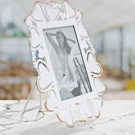Cornice Heart Cm 25X14,5X27,7 Min 2 (Misura Interna Cm 12,5X17,5) Casa e cucina/Decorazioni per interni/Album fotografici cornici e accessori/Cornici foto/Cornici da parete e da tavolo Led Mall Home - Napoli, Commerciovirtuoso.it