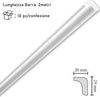 Cornice-in-polistirolo-mm20x25x2mt.-mod.L25-confezione-da-10-barre