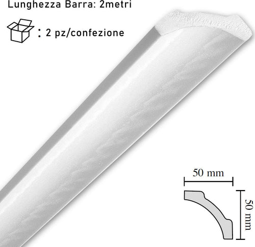 Cornice-in-polistirolo-mm50x50x2mt.-mod.B7-confezione-da-2-barre