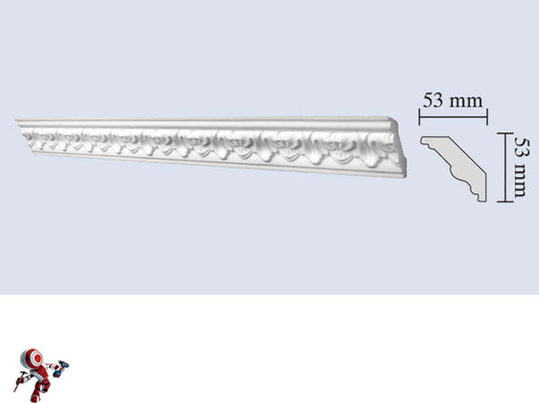 Cornice-in-polistirolo-mm53x53x2mt.-mod.G1-confezione-da-1-barra