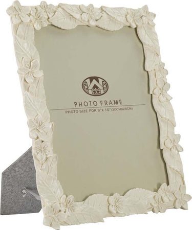 Cornice Leaf Cream Cm 26X2X30,7 (Misura Interna Cm 20X25) Casa e cucina/Decorazioni per interni/Album fotografici cornici e accessori/Cornici foto/Cornici da parete e da tavolo Led Mall Home - Napoli, Commerciovirtuoso.it