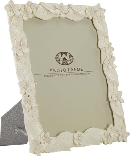 Cornice Leaf Cream Cm 26X2X30,7 (Misura Interna Cm 20X25) Casa e cucina/Decorazioni per interni/Album fotografici cornici e accessori/Cornici foto/Cornici da parete e da tavolo Led Mall Home - Napoli, Commerciovirtuoso.it