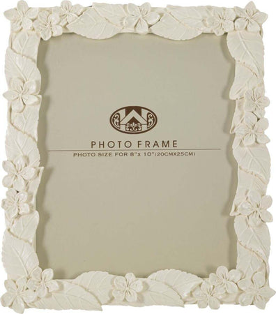 Cornice Leaf Cream Cm 26X2X30,7 (Misura Interna Cm 20X25) Casa e cucina/Decorazioni per interni/Album fotografici cornici e accessori/Cornici foto/Cornici da parete e da tavolo Led Mall Home - Napoli, Commerciovirtuoso.it