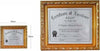 Cornice-Per-Foto-Certificati-Quadri-Tele-Dimensioni-A4-20-X-30-Cm-Dorato