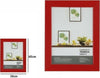 Cornice-Per-Foto-Fotografie-Quadri-Tele-Dimensioni-50-X-60-Cm-Rossa-Portafoto
