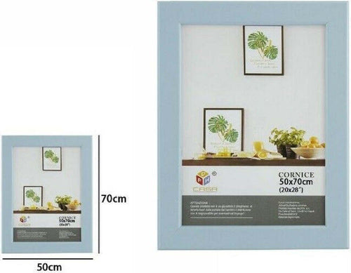 Cornice Per Foto Fotografie Quadri Tele Dimensioni 50 X 70 Cm Azzurra Casa e cucina/Decorazioni per interni/Album fotografici cornici e accessori/Cornici foto/Cornici da parete e da tavolo Trade Shop italia - Napoli, Commerciovirtuoso.it
