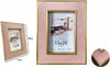 Cornice-Per-Foto-Portafoto-Poster-Quadri-Tele-15-X-20cm-Rosa-Con-Bordi-Oro-70317