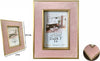Cornice-Per-Foto-Portafoto-Poster-Quadri-Tele-21x29.7cm-Rosa-Con-Bordi-Oro-70319