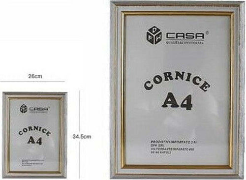 Cornice Per Foto Quadri Tele Dimensioni A4 20 X 30 Cm Modello 64473 Casa e cucina/Decorazioni per interni/Album fotografici cornici e accessori/Cornici foto/Cornici da parete e da tavolo Trade Shop italia - Napoli, Commerciovirtuoso.it