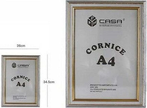 Cornice Per Foto Quadri Tele Dimensioni A4 20 X 30 Cm Modello 64473 Casa e cucina/Decorazioni per interni/Album fotografici cornici e accessori/Cornici foto/Cornici da parete e da tavolo Trade Shop italia - Napoli, Commerciovirtuoso.it