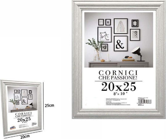 Cornice Per Fotografie Quadri Tele Poster Portafoto 20x25cm Modello Silver 71617 Casa e cucina/Decorazioni per interni/Album fotografici cornici e accessori/Cornici foto/Cornici da parete e da tavolo Trade Shop italia - Napoli, Commerciovirtuoso.it
