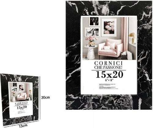 Cornice Porta Foto Quadri Tele Poster 15 X 20cm Modello Effetto Marmo Nero 71669 Casa, arredamento e bricolage > Accessori Casa > Cornici e Portafoto Trade Shop italia - Napoli, Commerciovirtuoso.it