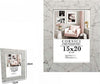 Cornice-Portafoto-Quadri-Tele-Poster-15x20-Cm-Modello-Effetto-Marmo-Bianco-71651