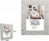 Cornice-Portafoto-Quadri-Tele-Poster-20x25-Cm-Modello-Effetto-Marmo-Bianco-71653
