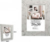 Cornice-Portafoto-Quadri-Tele-Poster-20x30-Cm-Modello-Effetto-Marmo-Bianco-71654