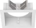 Cornice-Quadrata-Singola-A-Incasso-Contemporanea-Bento-Metallo-Bianco