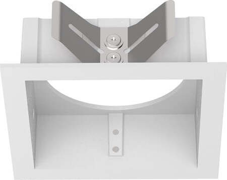 Cornice-Quadrata-Singola-A-Incasso-Contemporanea-Bento-Metallo-Bianco
