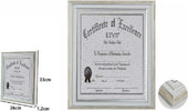 Cornice Quadro Per Certificati Diplomi Laurea 26 X 33 Cm Modello 65419 Casa, arredamento e bricolage > Accessori Casa > Cornici e Portafoto Trade Shop italia - Napoli, Commerciovirtuoso.it
