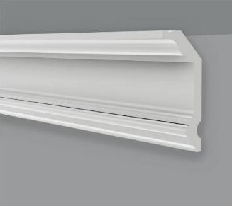 Cornice Soffitto per interni in duropolimero 2000x100x45mm Fai da te/Prodotti per la costruzione/Materiali da costruzione/Infissi/Modanature Led Mall Home - Napoli, Commerciovirtuoso.it