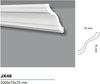 Cornice Soffitto per interni in duropolimero 2000x75x75mm Fai da te/Prodotti per la costruzione/Materiali da costruzione/Infissi/Modanature Led Mall Home - Napoli, Commerciovirtuoso.it