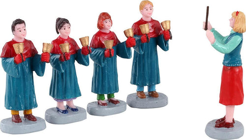 Coro Handbell statuetta in poliresina per villaggio di Natale h6,7 cm Casa e cucina/Decorazioni per interni/Addobbi e decorazioni per ricorrenze/Decorazioni natalizie/Oggettistica MagiediNatale.it - Altamura, Commerciovirtuoso.it