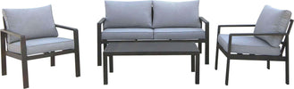 CORONA---salotto-da-giardino-4-posti-Antracite-Milani-Home
