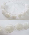Corona-Coroncina-Fascia-Rose-Bianche-Diadema-Per-Nubilato-Comunione-Matrimonio