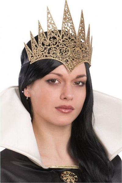 Corona Da Regina Oro In Tessuto Intagliato Corona Per Travestimento Regina Elegante Giochi e giocattoli/Giochi d'imitazione e accessori di travestimento/Accessori per travestimento/Bigiotteria e set di cosmetici e gioielli/Decorazioni per capelli Kondorama - Martinsicuro, Commerciovirtuoso.it