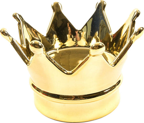 Corona dorata in ceramica, decorazione natalizia da 20,5 cm Casa e cucina/Decorazioni per interni/Addobbi e decorazioni per ricorrenze/Decorazioni natalizie/Oggettistica MagiediNatale.it - Altamura, Commerciovirtuoso.it