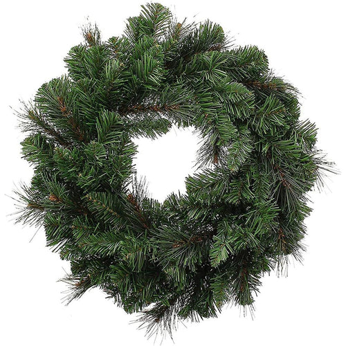 Ghirlanda dietro porta Milton in PP effetto aghi di Pino, corona per decorazioni natalizie