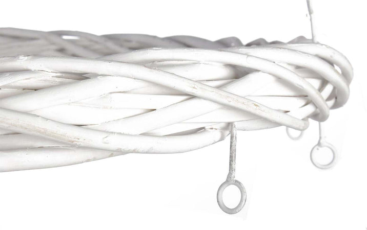 Corona sospesa susa bianco ø 60 cm retro porta decorazione natalizia ghirlanda Casa e cucina/Decorazioni per interni/Addobbi e decorazioni per ricorrenze/Decorazioni natalizie/Orpelli e festoni MagiediNatale.it - Altamura, Commerciovirtuoso.it