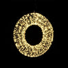 Corona di metallo Classic Luminosa a led con nanoled per  Interno con filo di Rame