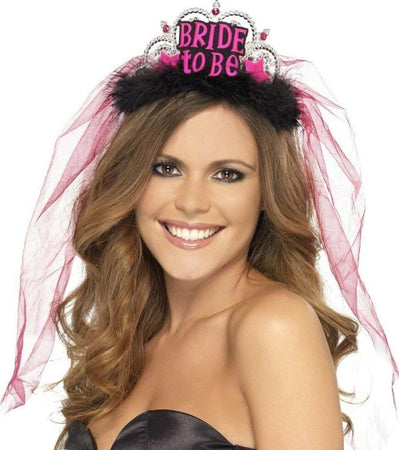CORONCINA TIARA NERO FUCSIA PELUCHE BRIDE TO BE ADDIO NUBILATO SPOSA VELO PARTY Casa e cucina/Hobby creativi/Materiali per hobby creativi/Forniture per feste/Articoli per feste e compleanni per adulti/Cappellini maschere e accessori/Cappelli Trade Shop italia - Napoli, Commerciovirtuoso.it