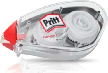Correttore a nastro Compact Flex Roller - 6 mm x 10 mt - Pritt [multipack] 10 pezzi Cancelleria e prodotti per ufficio/Penne matite scrittura e correzione/Correttori e gomme/Correttori a nastro Eurocartuccia - Pavullo, Commerciovirtuoso.it