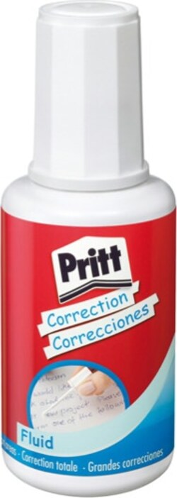 Correttore a pennello Pritt Fluid - 20 ml - Pritt [multipack] 10 pezzi Cancelleria e prodotti per ufficio/Penne matite scrittura e correzione/Correttori e gomme/Correttori liquidi Eurocartuccia - Pavullo, Commerciovirtuoso.it
