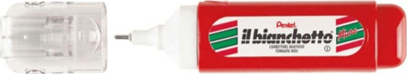 Correttore liquido Il Bianchetto - 12 ml - punta fine - Pentel Cancelleria e prodotti per ufficio/Penne matite scrittura e correzione/Correttori e gomme/Correttori liquidi Eurocartuccia - Pavullo, Commerciovirtuoso.it