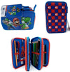 Cosimo Panini Super Mario Astuccio 3 Zip Completo Astuccio Super Mario Con Penna Frixion Pennarelli E Matite Franco Cosimo Panini
