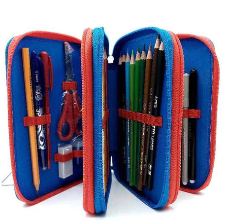 Cosimo Panini Super Mario Astuccio 3 Zip Completo Astuccio Super Mario Con Penna Frixion Pennarelli E Matite Franco Cosimo Panini