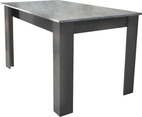 COSTANZO---tavolo-da-pranzo-160/200x90x75-h-Antracite-Milani-Home
