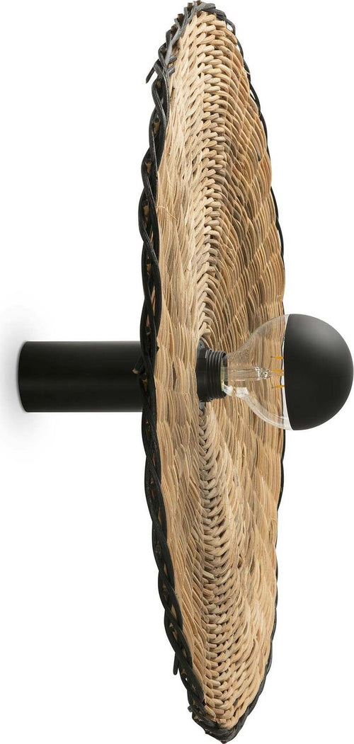 COSTAS 600 H140 Lampada da parete/plafoniera nera/ratan Illuminazione/Illuminazione per interni/Lampadari lampade a sospensione e plafoniere/Plafoniere Led Mall Home - Napoli, Commerciovirtuoso.it
