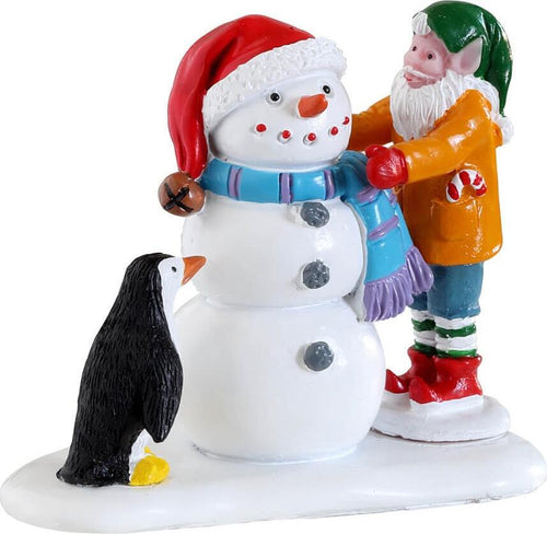 Costruire un pupazzo di neve,‎ personaggi per villaggio di Natale in Resina Casa e cucina/Decorazioni per interni/Addobbi e decorazioni per ricorrenze/Decorazioni natalizie/Oggettistica MagiediNatale.it - Altamura, Commerciovirtuoso.it