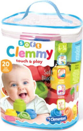 Costruzioni-Clementoni-17877-CLEMMY-Sacca-Mattoncini-Soft