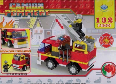 Costruzioni Giocattolo Per Bambini Camion Dei Pompieri Con Personaggio 132 Pz Giochi e giocattoli/Veicoli/Macchine e camion/Camion Trade Shop italia - Napoli, Commerciovirtuoso.it
