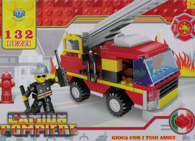 Costruzioni Giocattolo Per Bambini Camion Dei Pompieri Con Personaggio 132 Pz Giochi e giocattoli/Veicoli/Macchine e camion/Camion Trade Shop italia - Napoli, Commerciovirtuoso.it