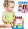 Costruzioni-Giocattolo-Per-Bambini-Gelateria-14pz-Con-Personaggio-E-Accesssori
